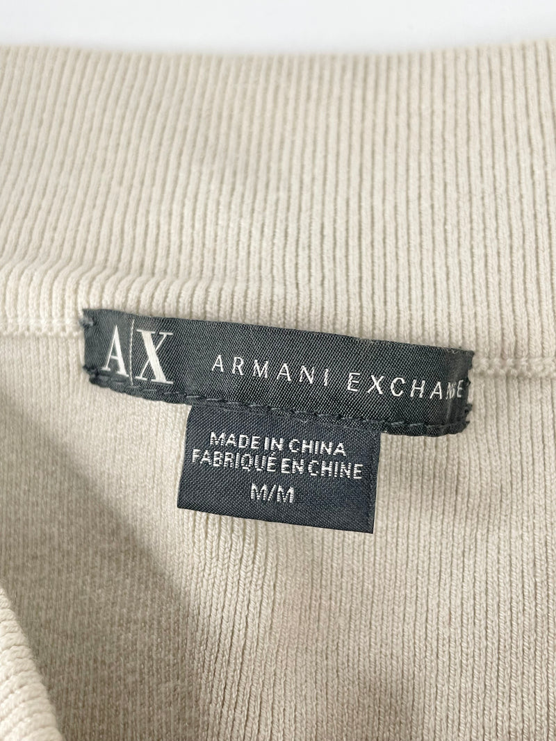 Armani Exchange Two-Tone Red & Beige Mini Skirt - AU8/10