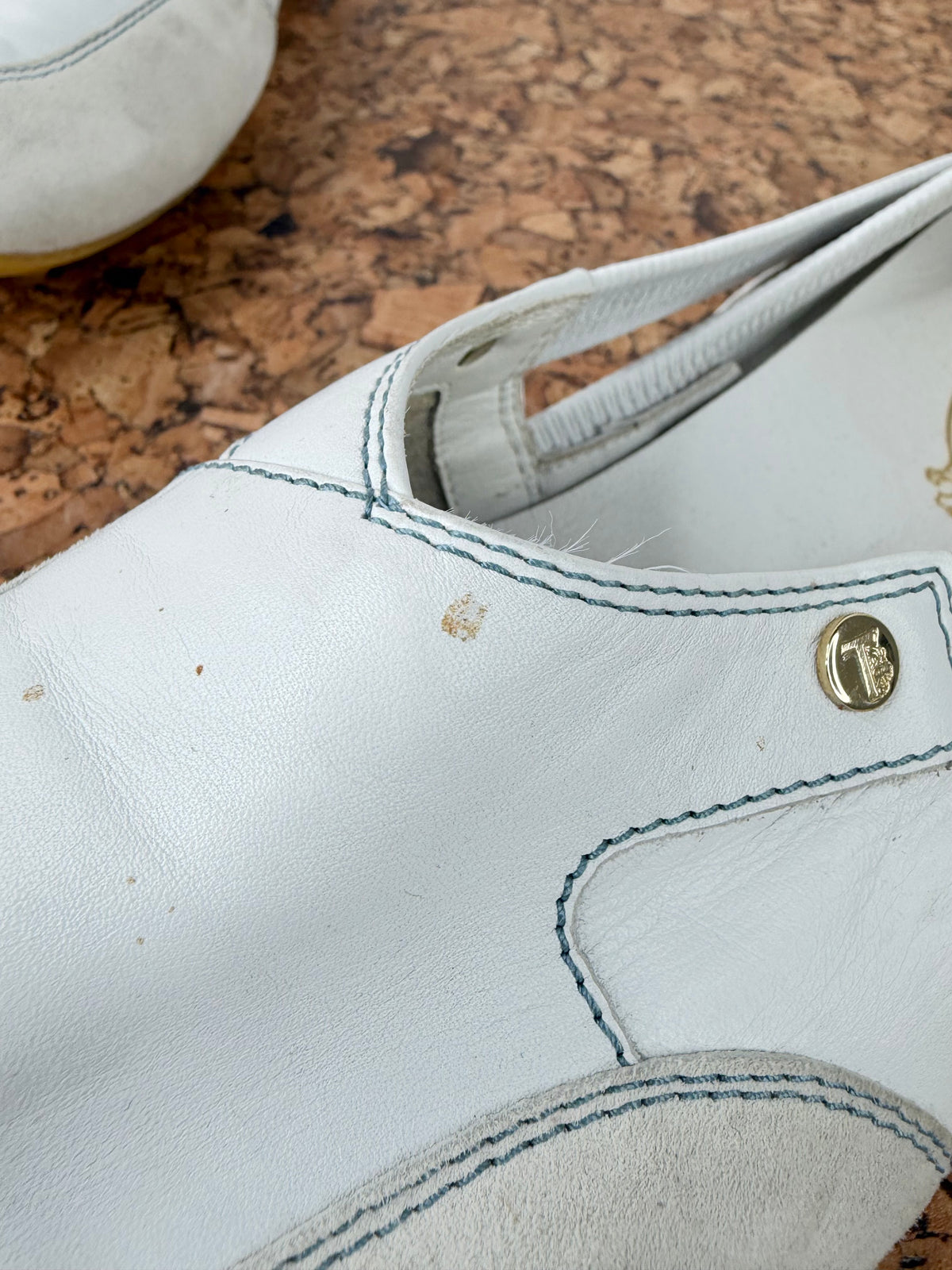 Tod's White Leather & Suede Slip-On Loafers - EU41