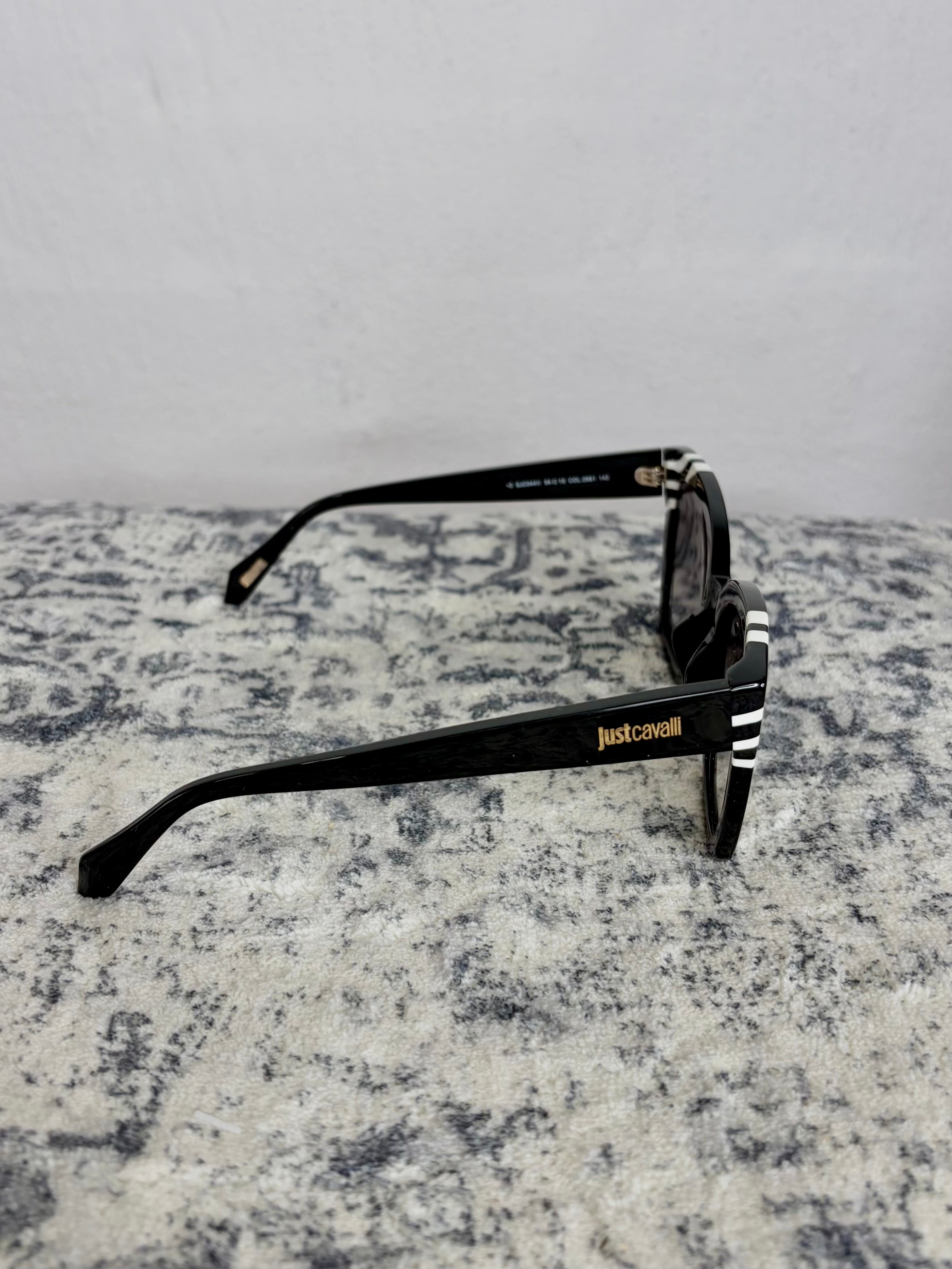 Just Cavalli Black Zebra Sunglassess