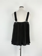 Annette Görtz Black Pleated Strappy Top - AU10/12