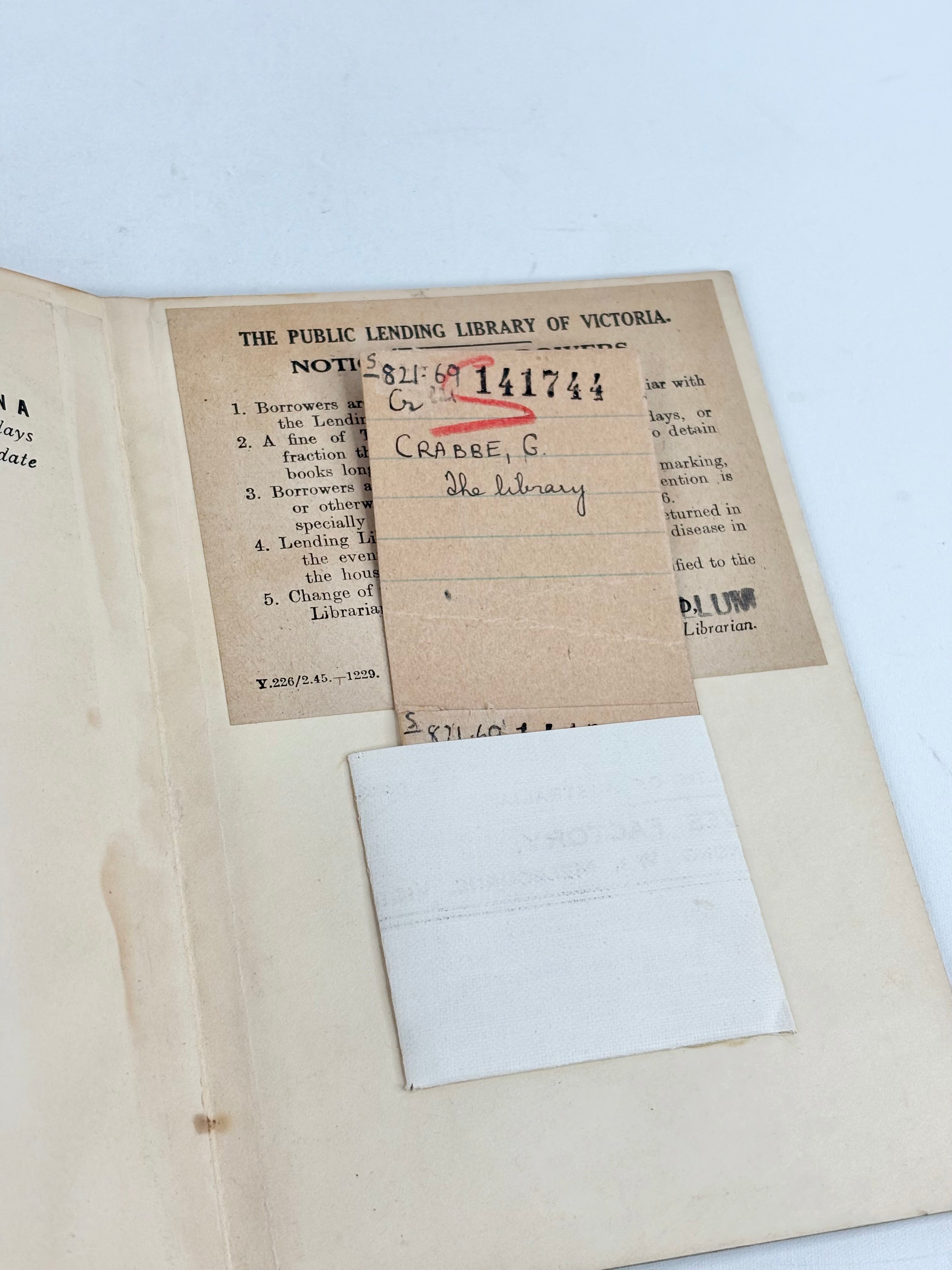 The Library - George Crabbe (1754-1832)