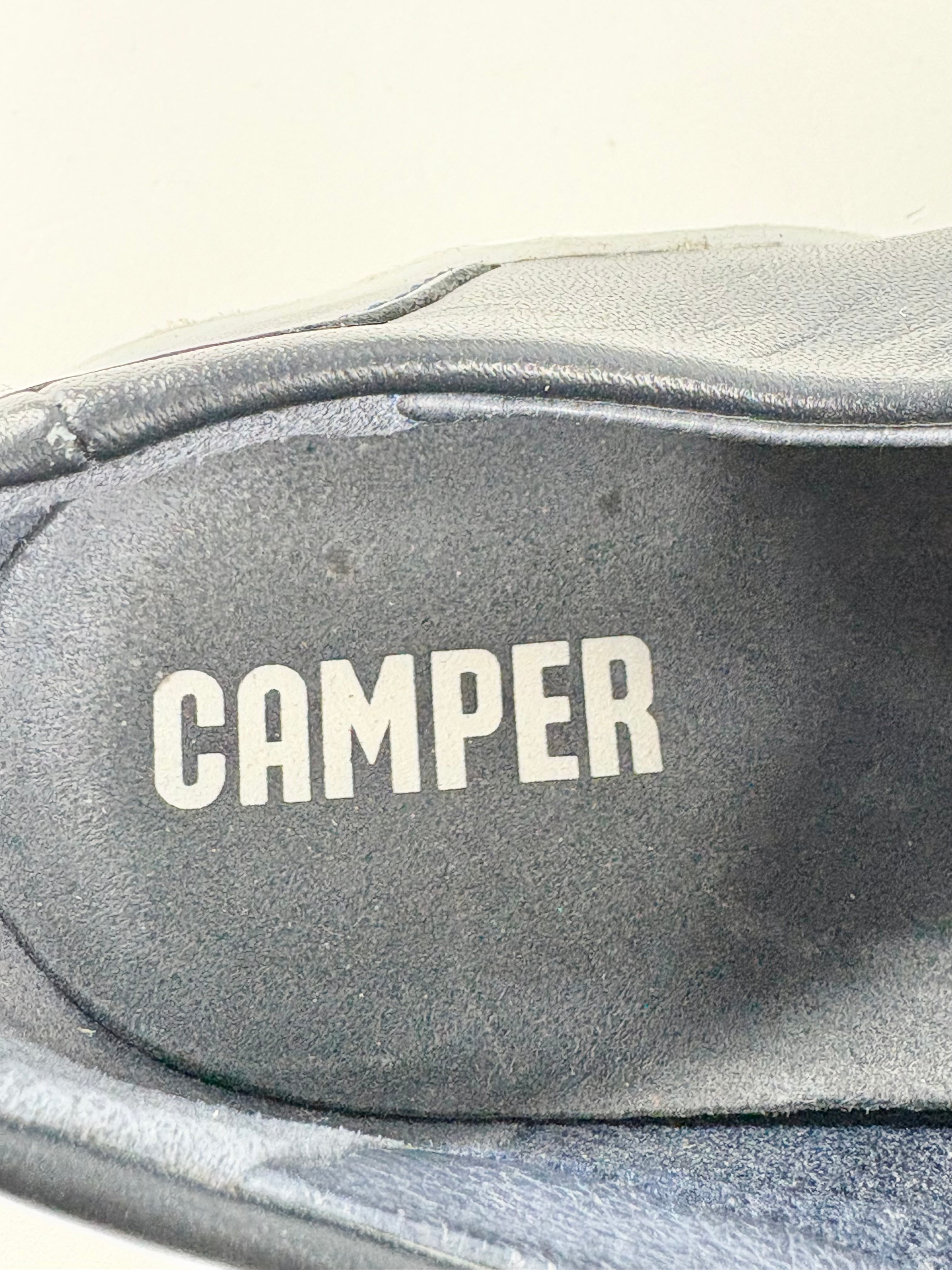 Camper Navy Blue 'Dub' Nubuck Sneakers - EU40