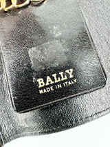 Bally Black Leather Key Holder