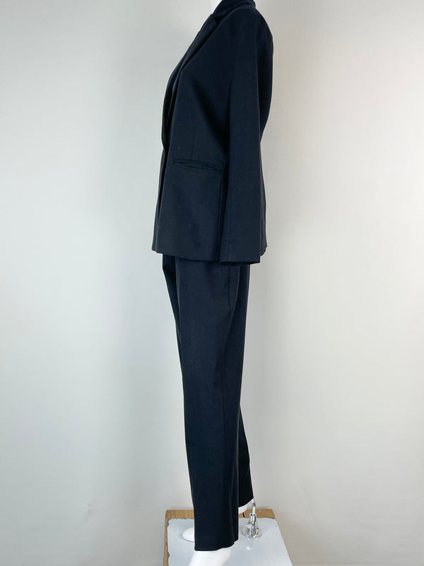 Obus Black Wool Two-Piece Suit - AU12