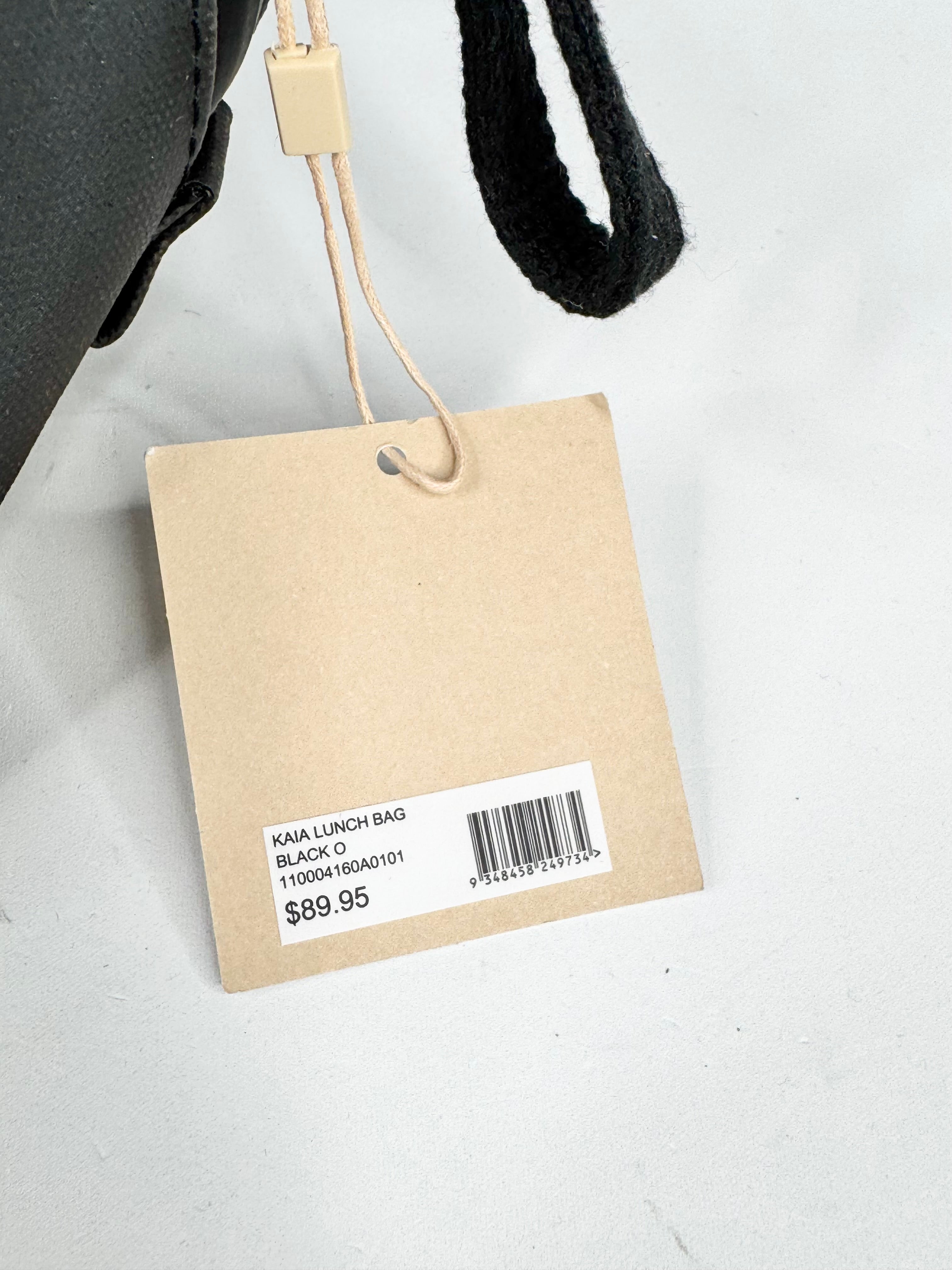 Oroton Black 'Kaia' Lunch Bag NWT