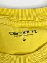 Carhartt WIP Yellow 'Time Is Up' T-Shirt - S