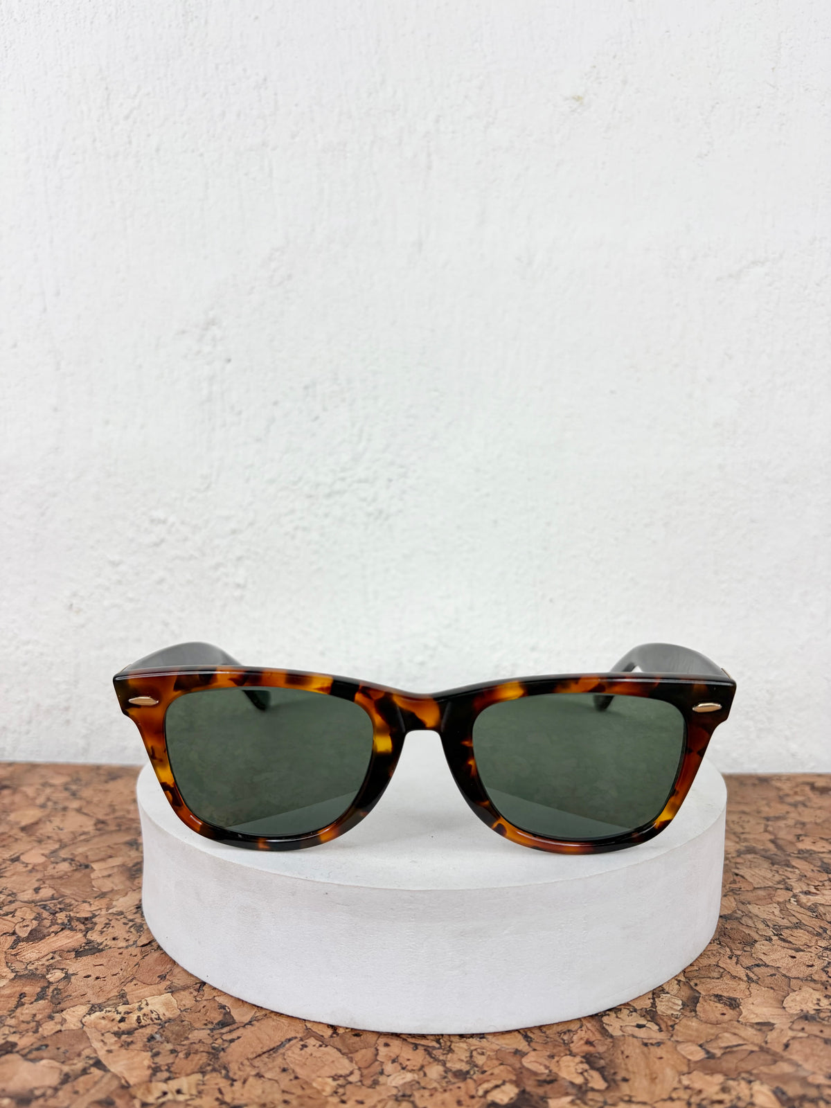 Vintage Bausch & Lomb Ray-Ban Tortoiseshell Wayfarer Sunglasses