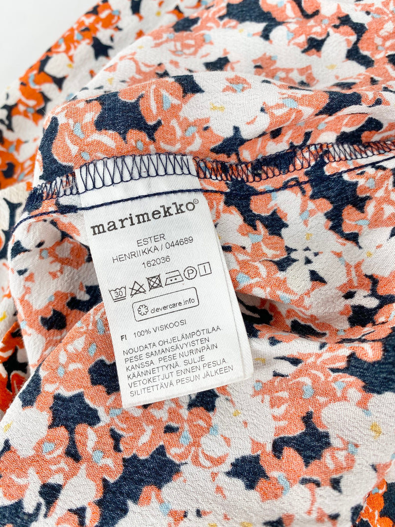 Marimekko Orange & White 'Henriikka' Dress - AU8