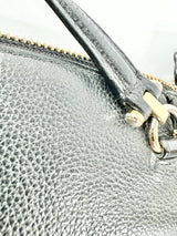 Coach Black Grained Leather Bag