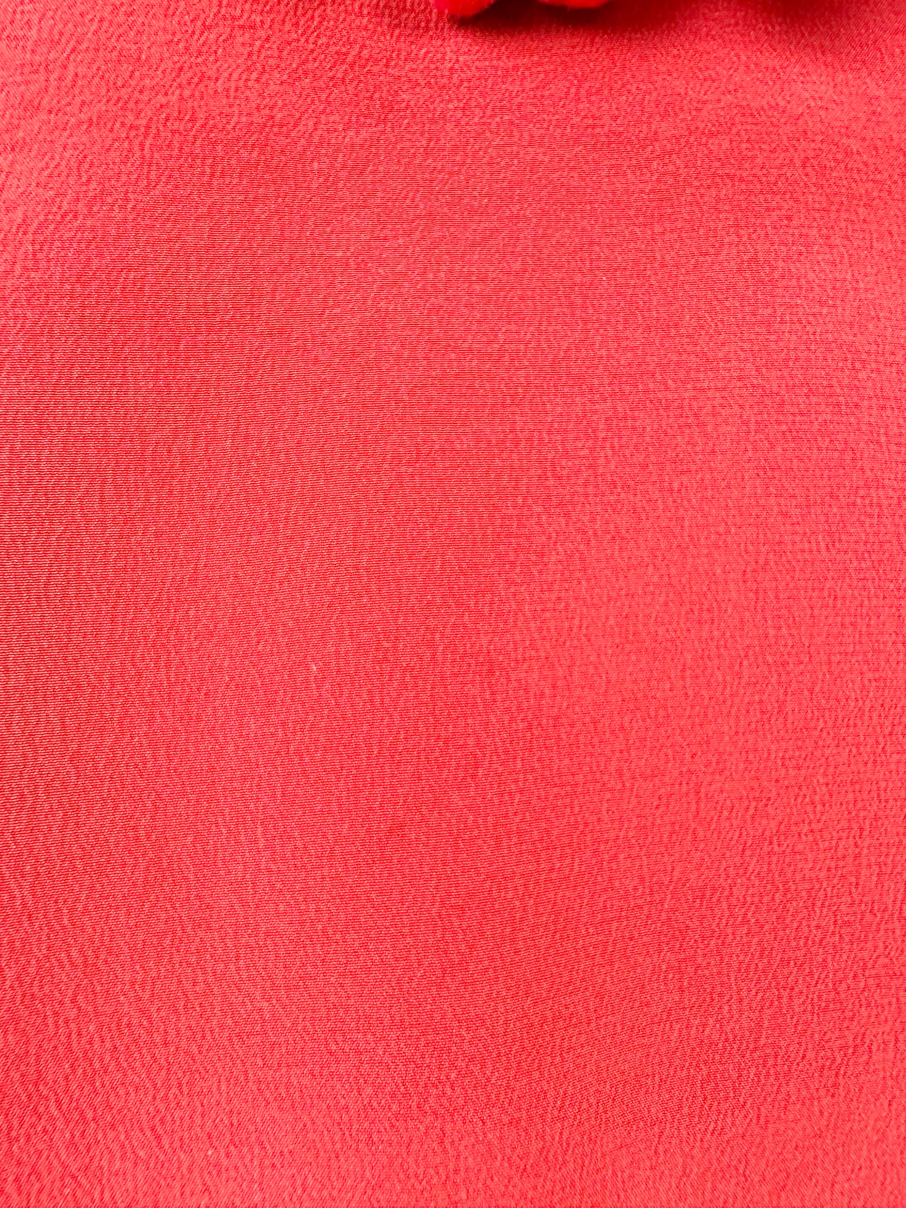 Obus Orange Silk Bobble Dress - AU12