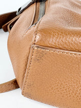 Status Anxiety Mocha 'The Ascendants' Grained Leather Crossbody Bag