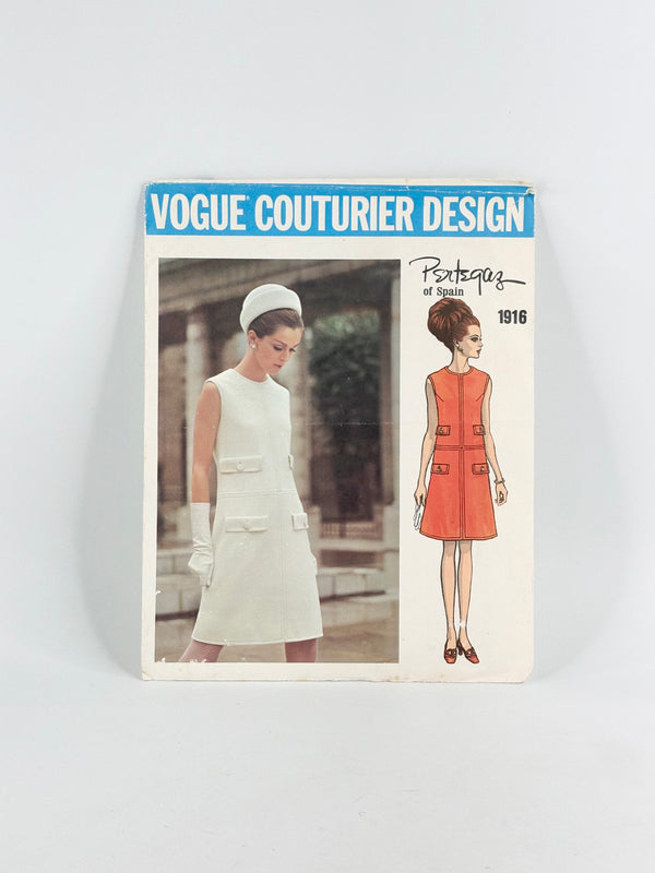 Vogue Couturier Design Pertegaz Dress: No. 1916 - Size 8