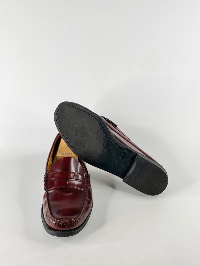 Weejuns Burgundy Penny Loafers - EU46