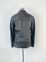 Monza by Eren Black Leather Jacket - AU12