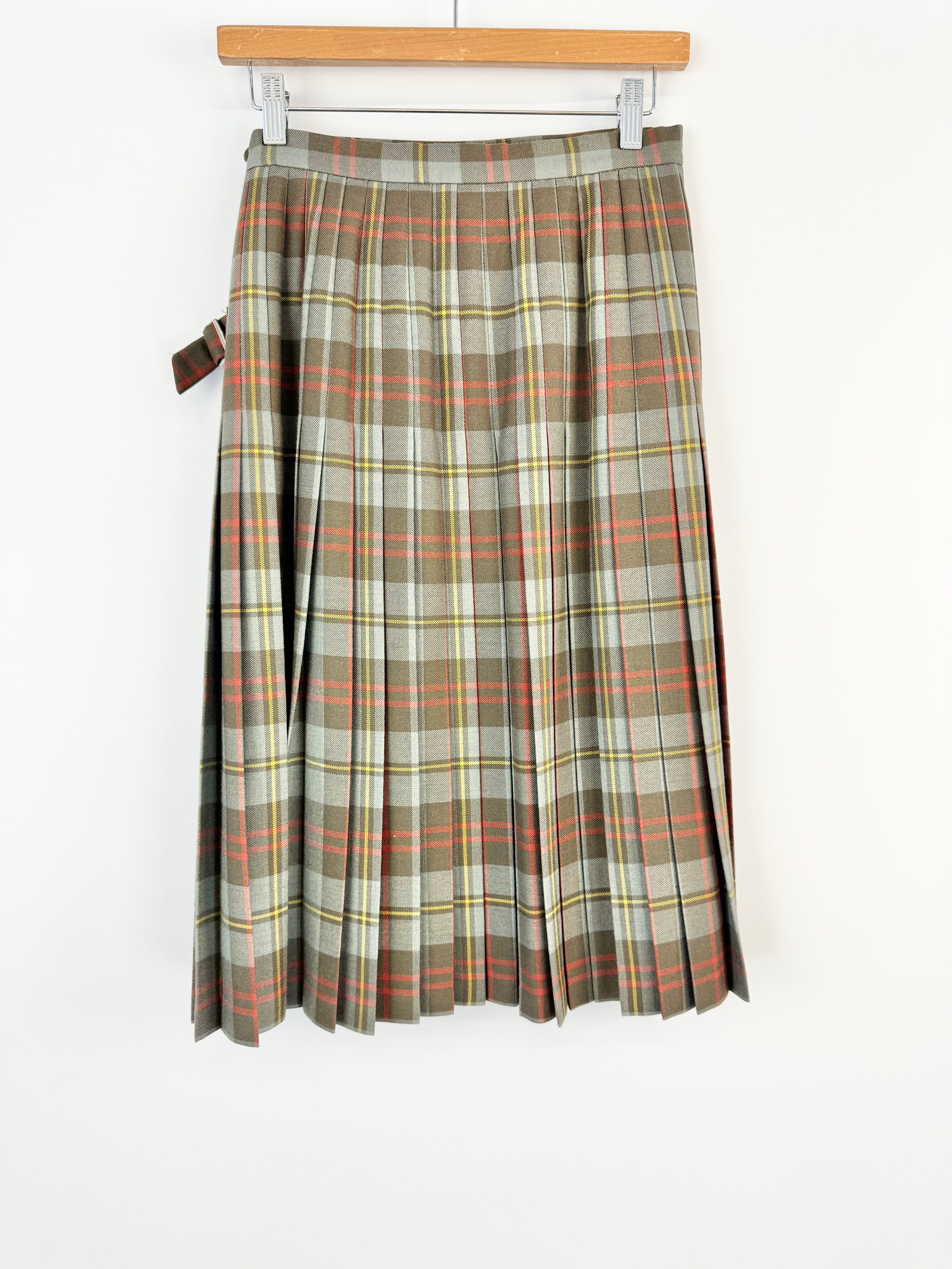 MFW Fletcher Jones Moss Green Kilt - AU12/14