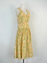 Trent Nathan Vintage Summer-Florals Sleeveless Dress - AU10/12