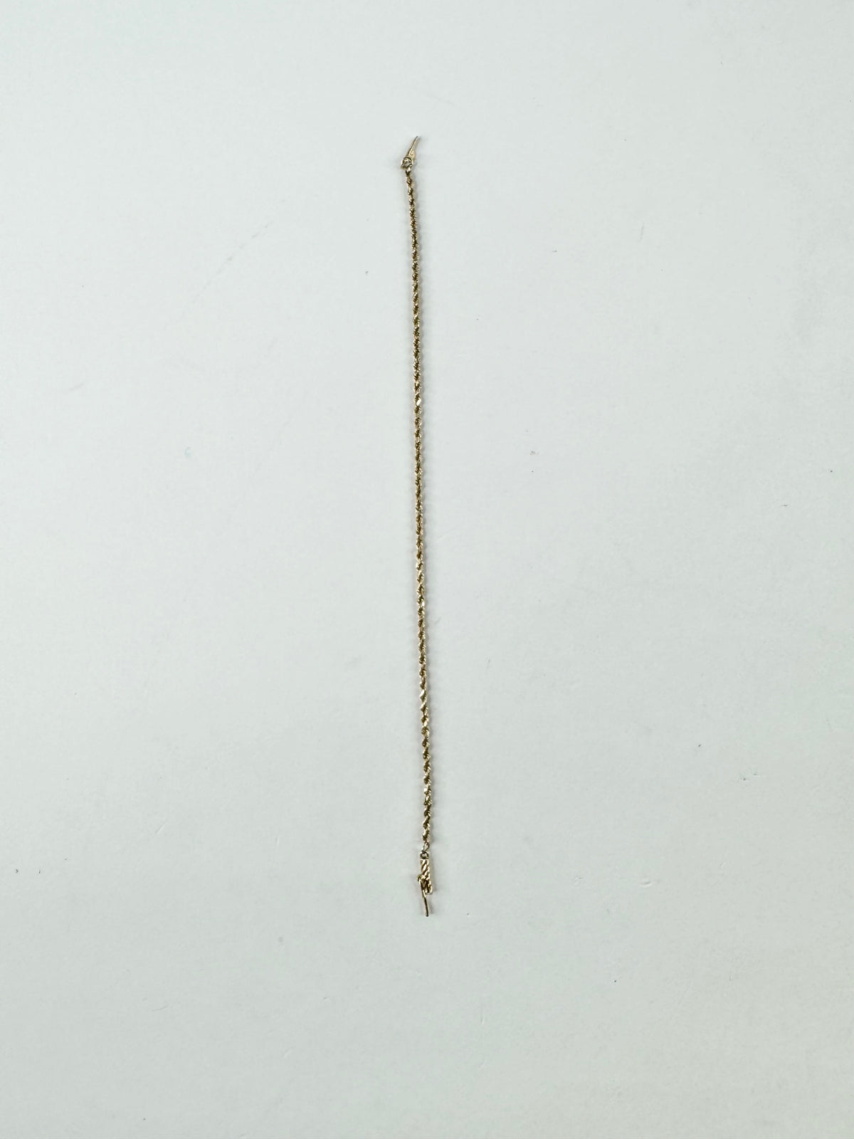 14ct Gold Rope Chain Bracelet