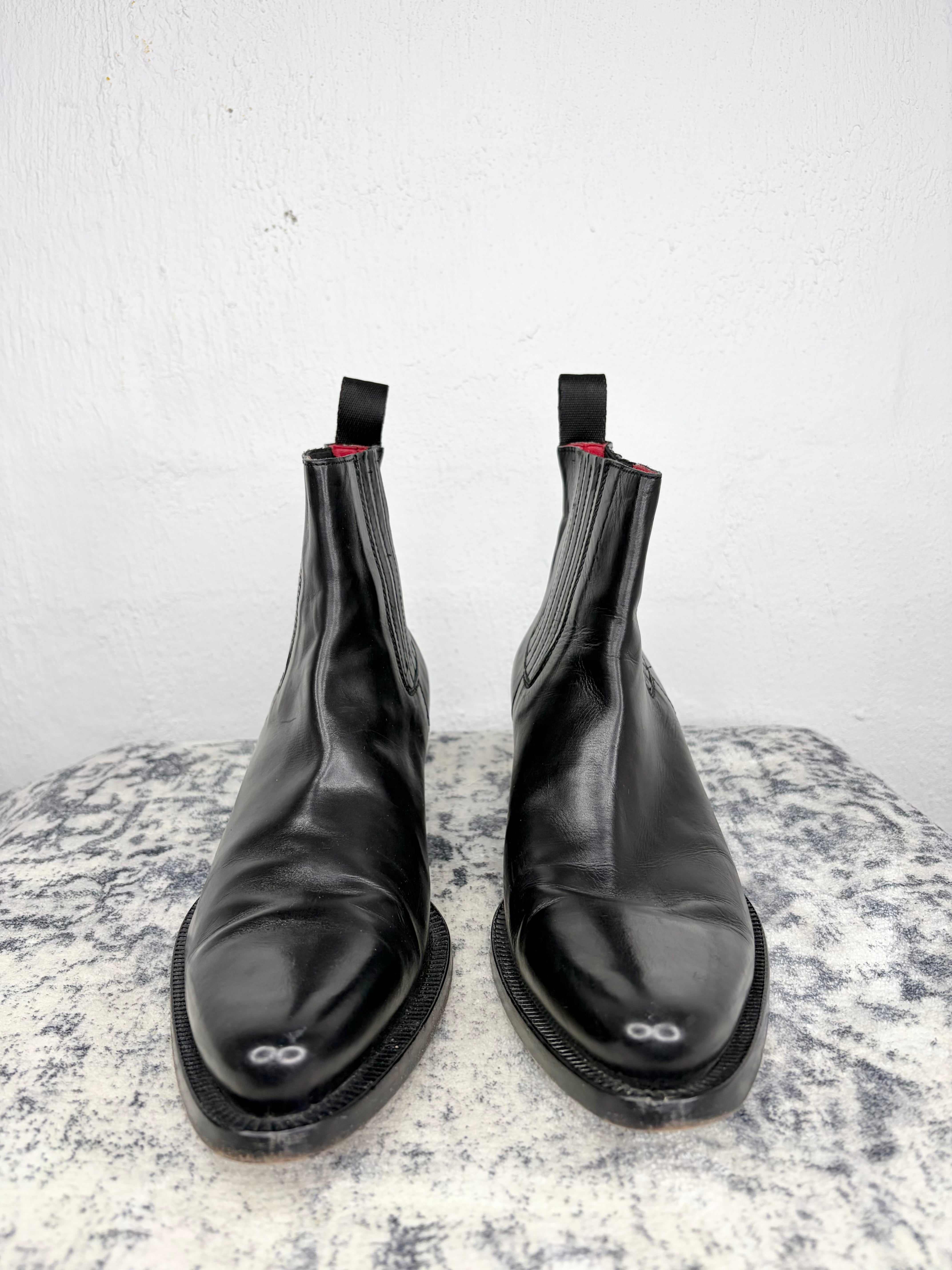 William Black Pointed Toe Leather Boots - EU37