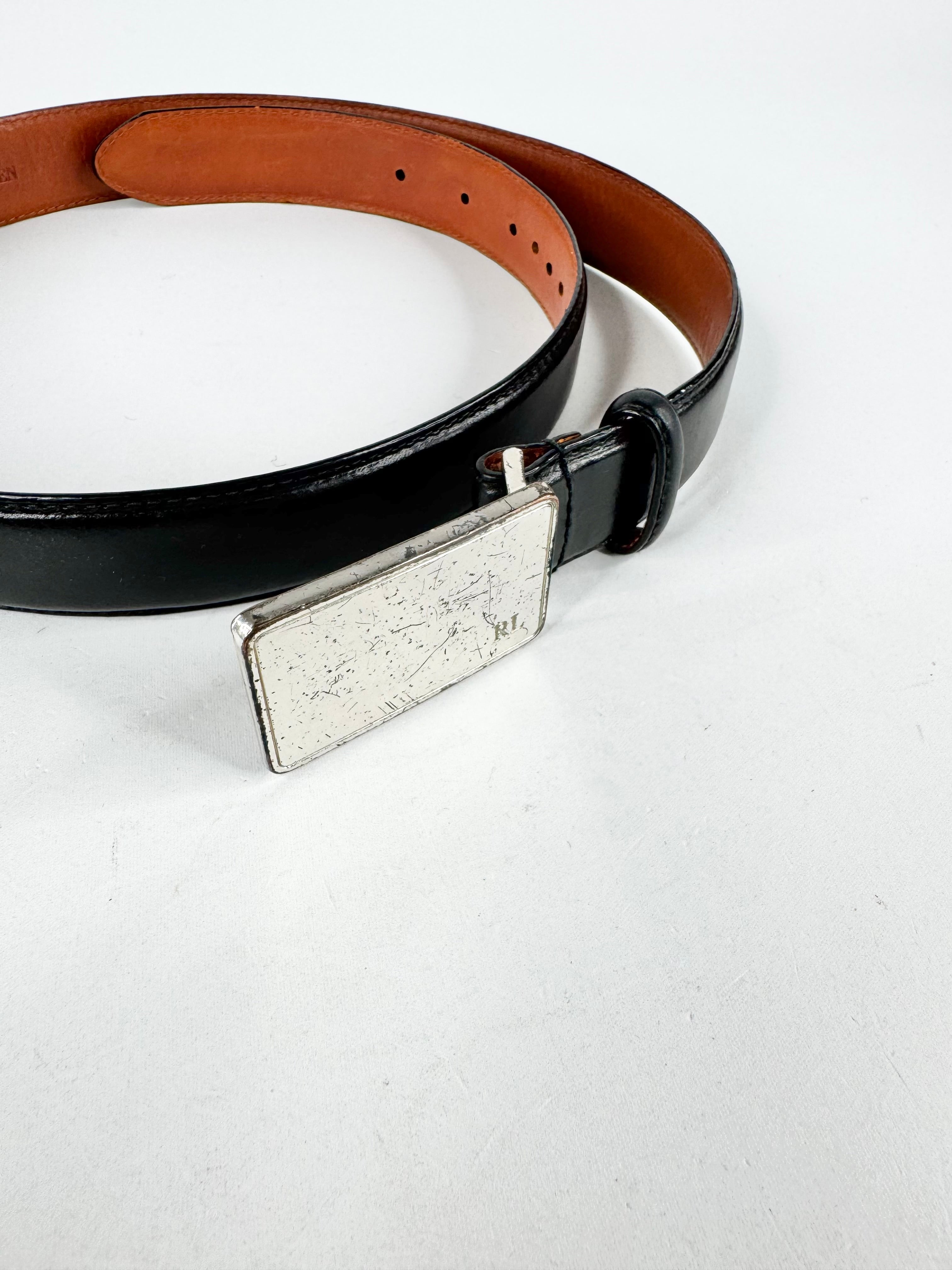 Ralph Lauren Polo Brown Leather Belt