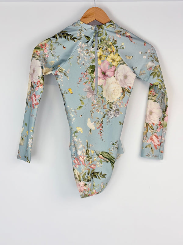 Zimmermann Kids Waverly Floral-Print Swimsuit - 10