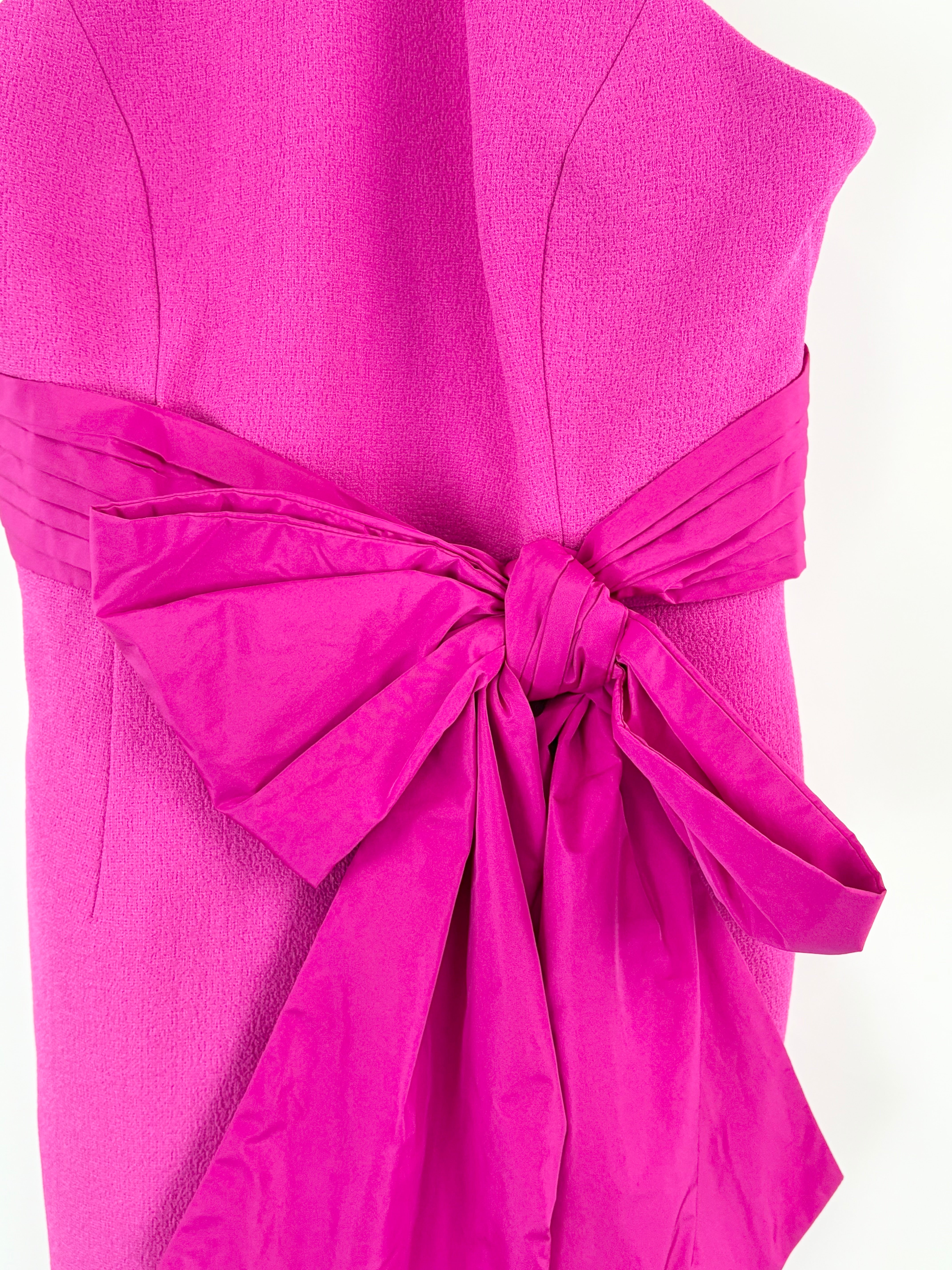 Rebecca Vallance Hot Pink 'Cupid's Bow' Mini Dress - AU12