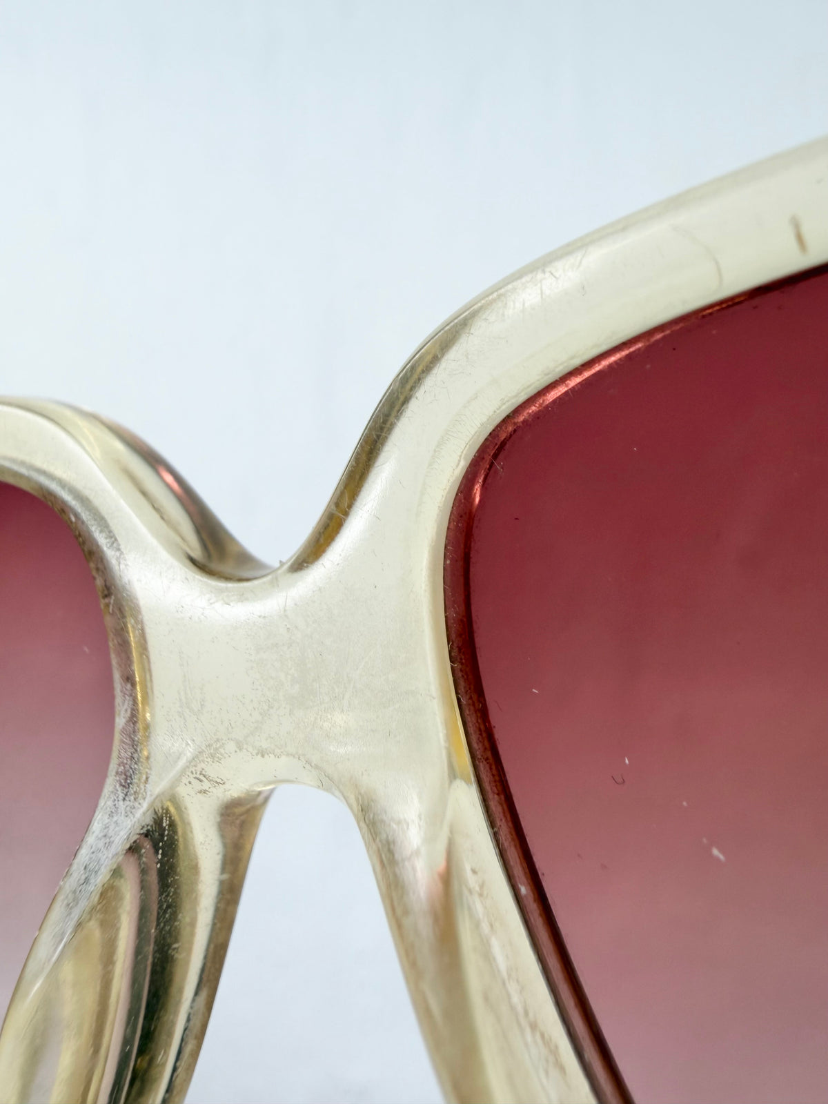 3.1 Philip Lim Sheer Yellow Retro Style Sunglasses