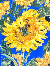 Vintage Metropolitan Museum of Art Impressionist Sunflowers Scarf