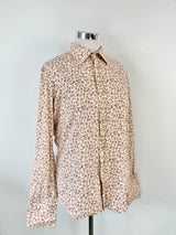 Paul Smith Rose Pattern Peach Shirt - 18/45