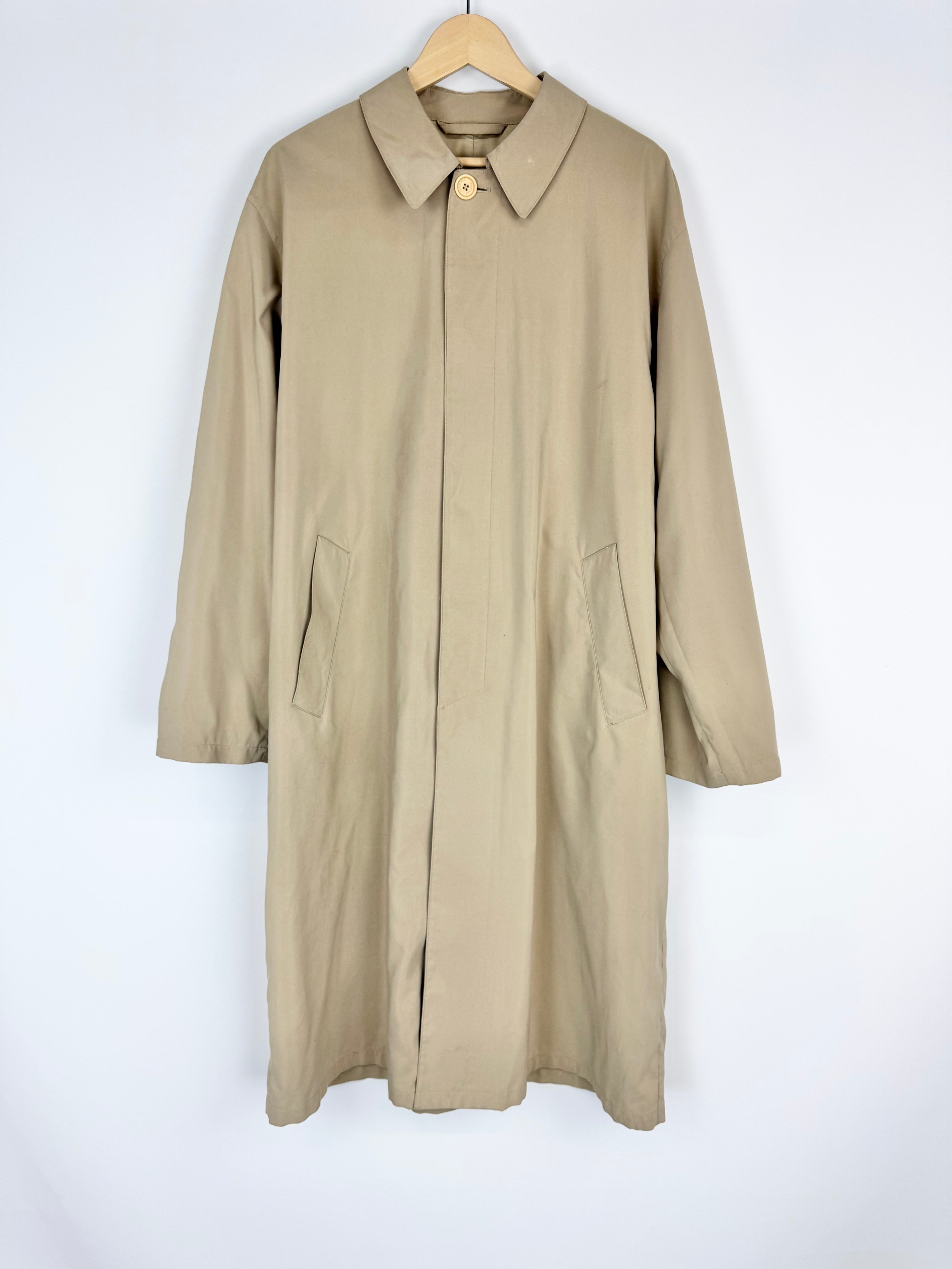 Canali Beige Trench Coat - 50