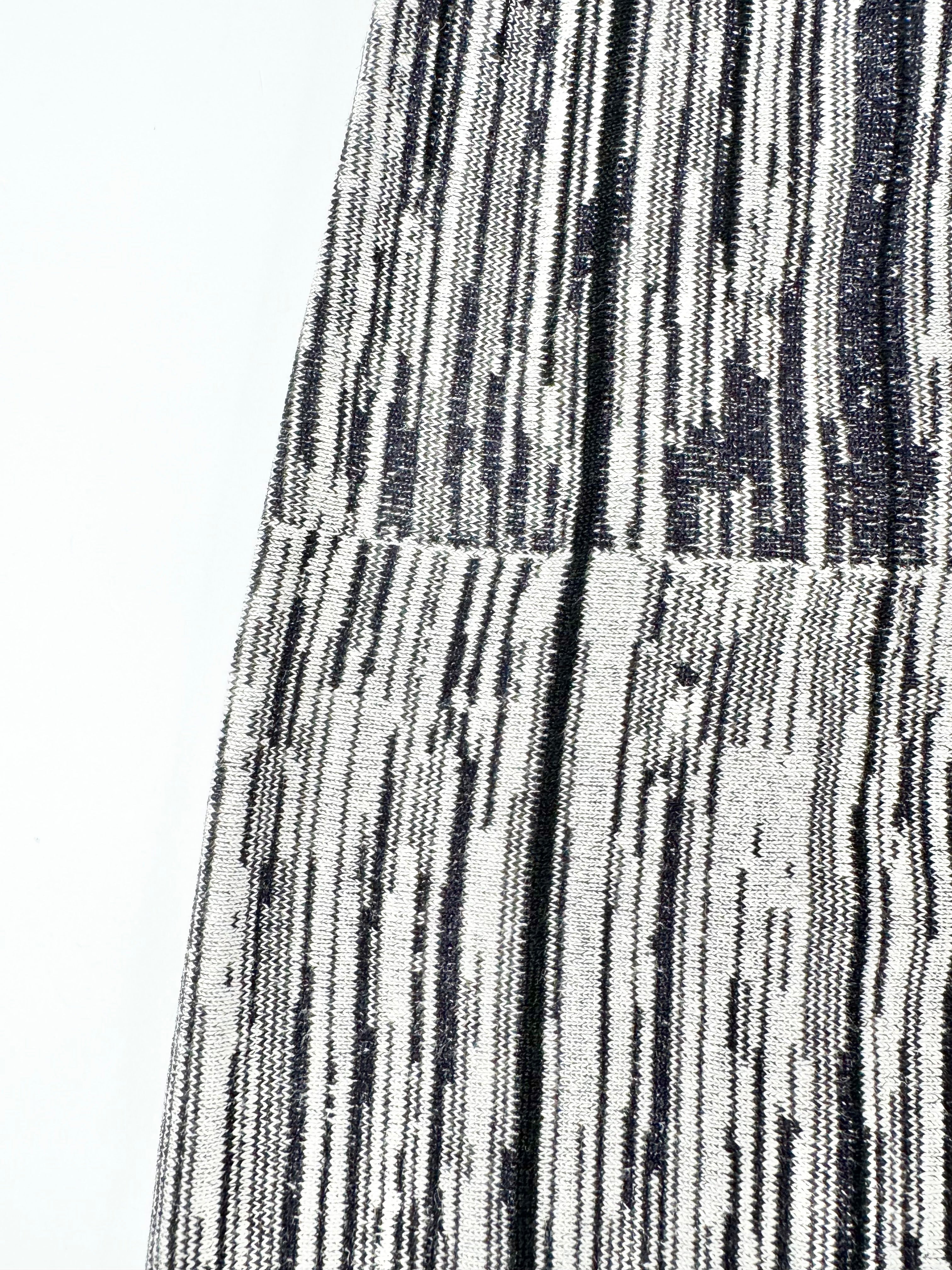 Boboutic Black & White Merle Knitted Column Dress - AU8/10