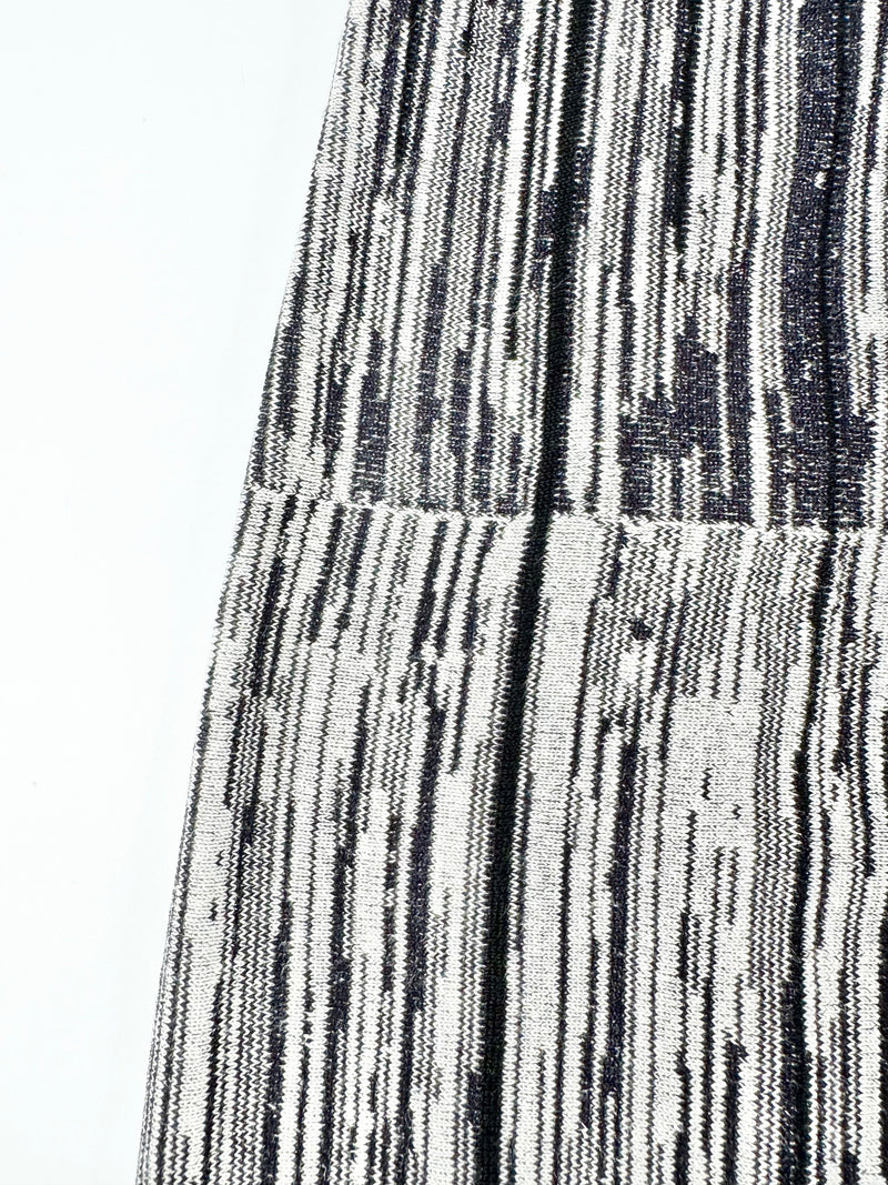 Boboutic Black & White Merle Knitted Column Dress - AU8/10