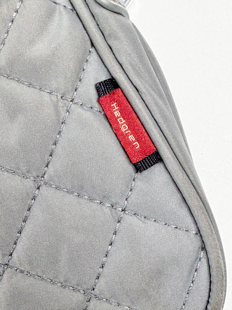 Hedgren Grey Quilted Crossbody Bag