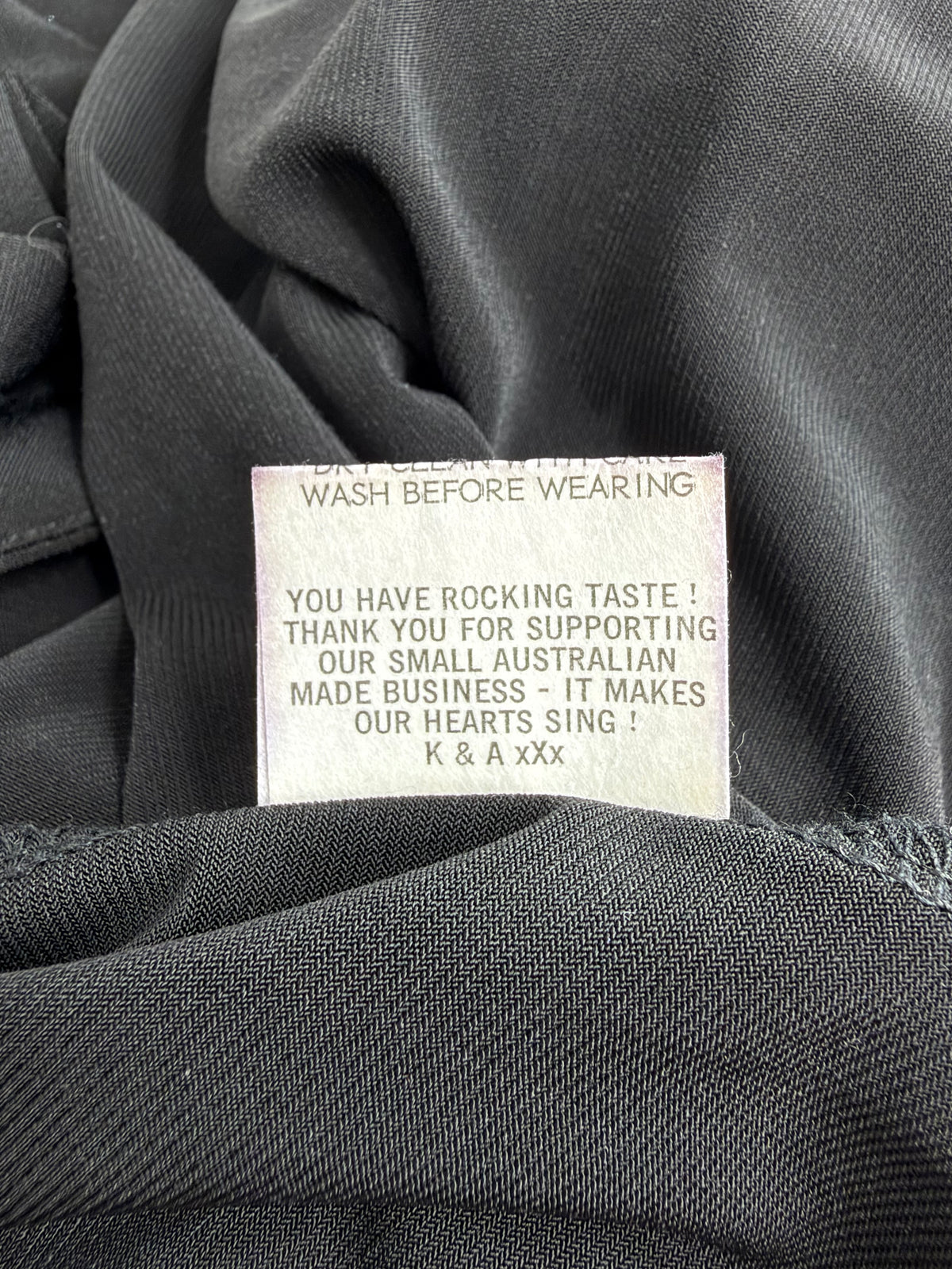 Harlow Black Jersey Wrap Dress - AU14