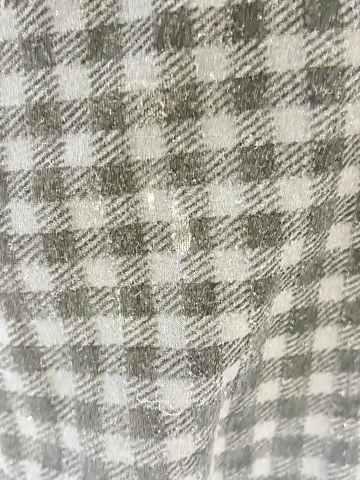 Vintage 80s Giorgio Armani Black Felted-Check Jacket - AU10/12