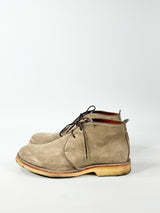Zegna Suede Geige Lace Up Shoes - US8.5