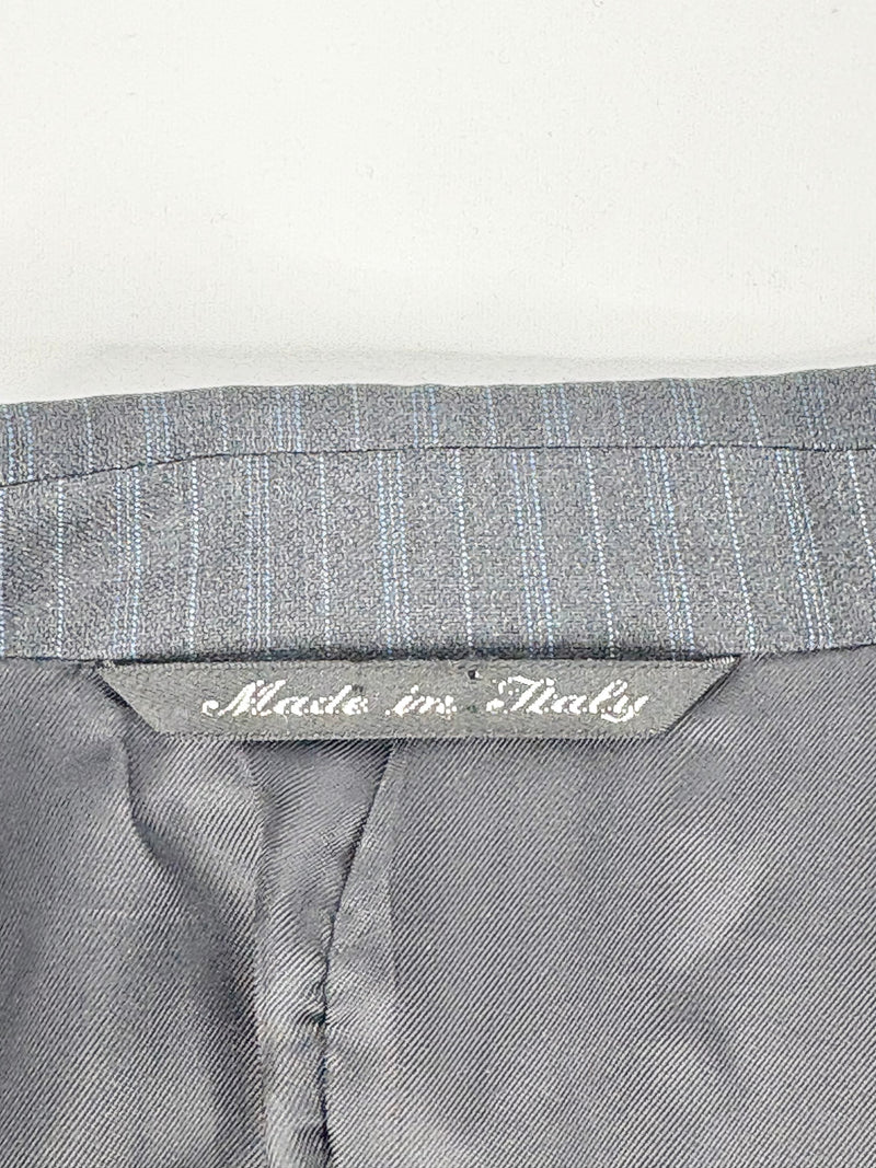 Canali for Saks Fifth Avenue Charcoal Striped Wool 2pc Suit - 52R