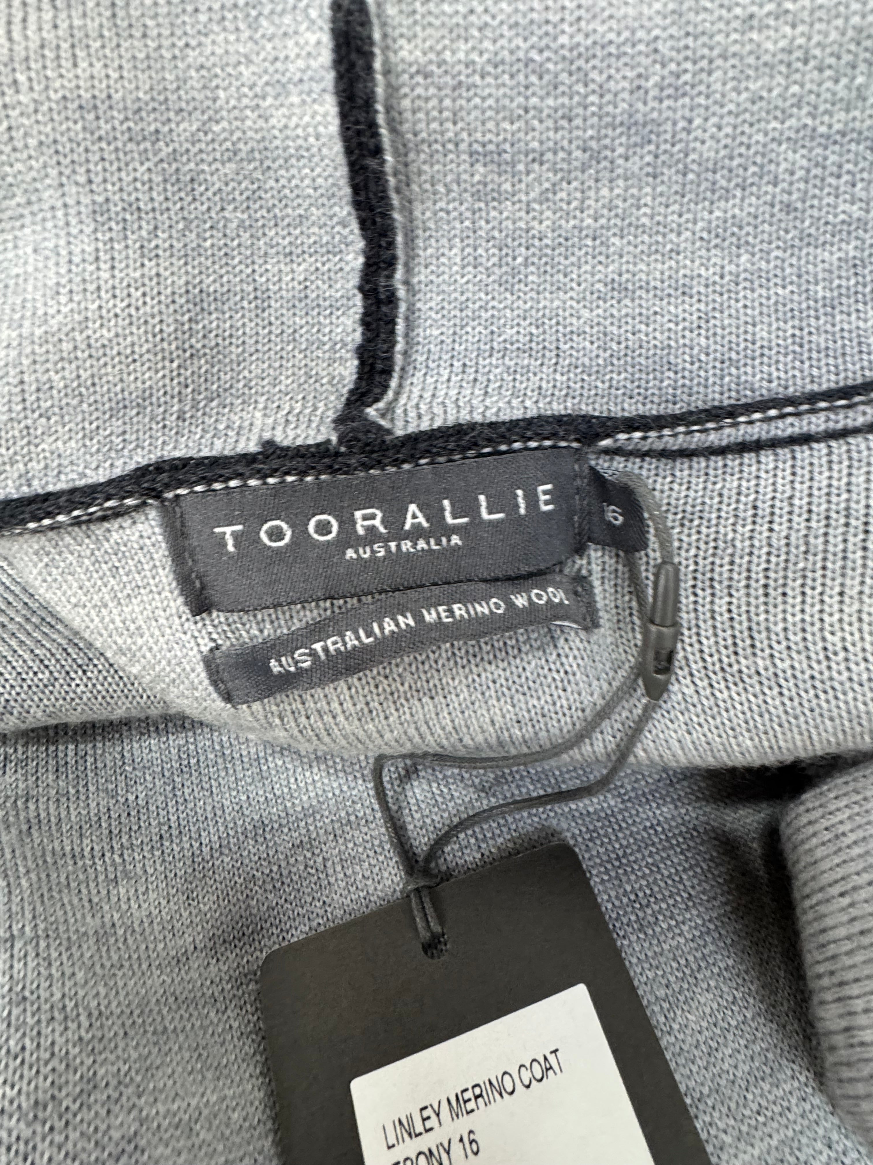 Toorallie 'Linley' Merino Coat NWT - AU16