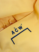 A-Cold Wall ACW Yellow Cropped Cutout Hoodie - AU8/10