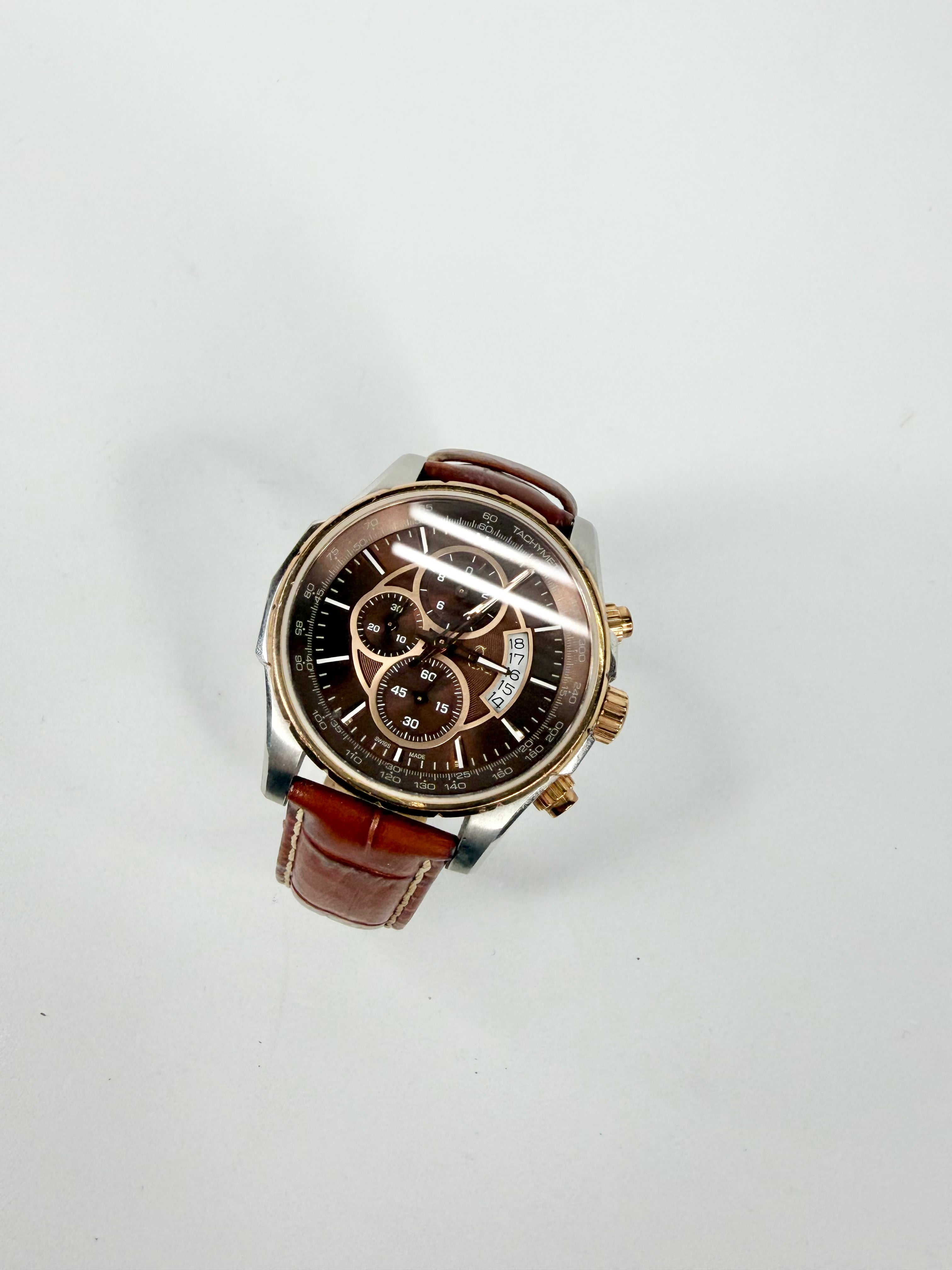 Guess Collection Rose Gold Chronograph Watch