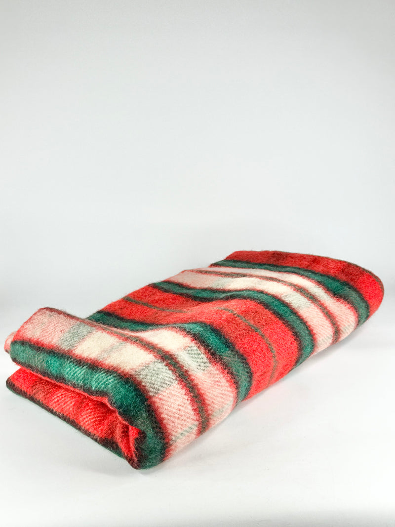 Tartan Wool Blend Blanket