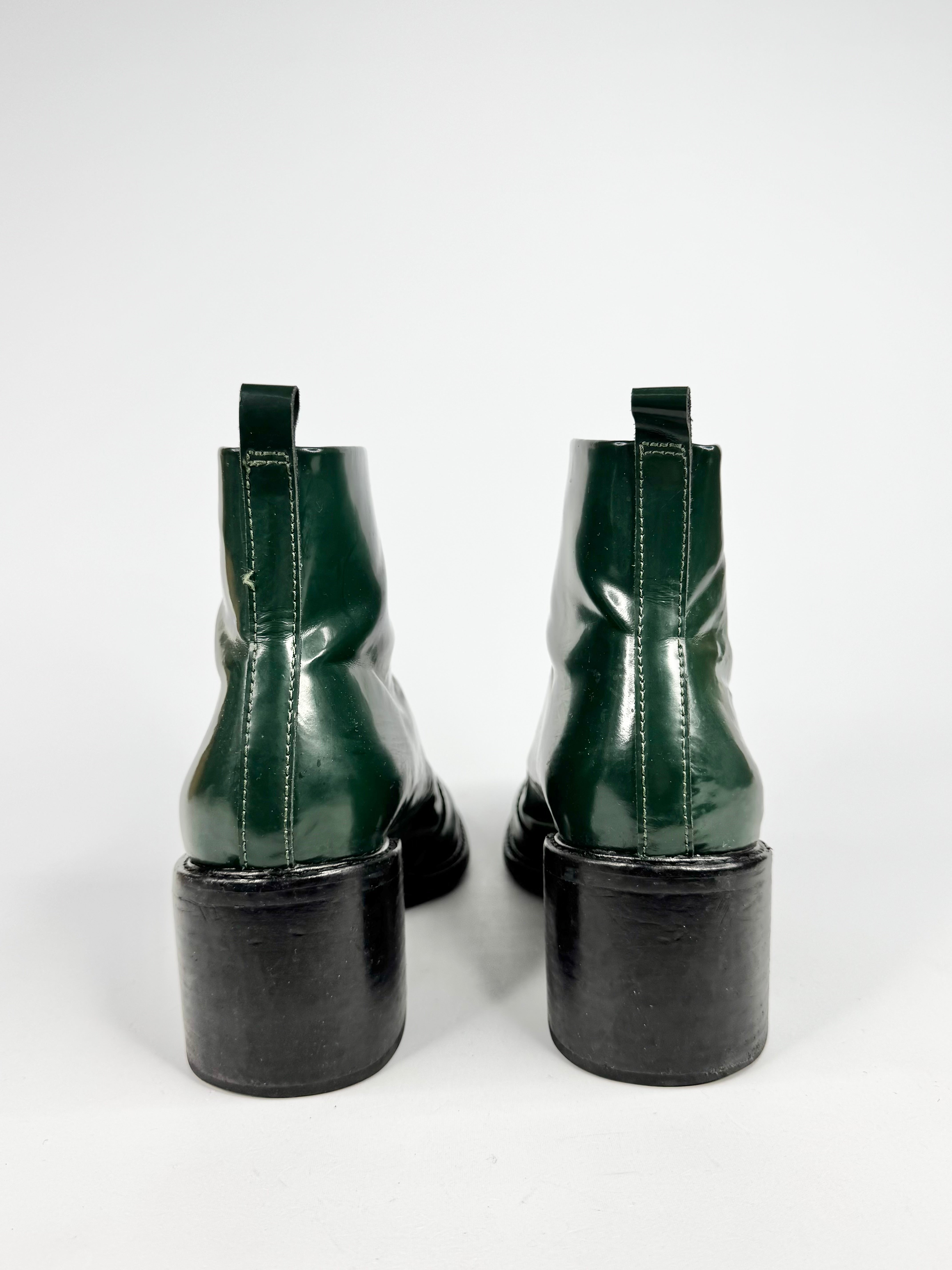 Búl Forest Green 'Martagon' Ankle Boots - EU39