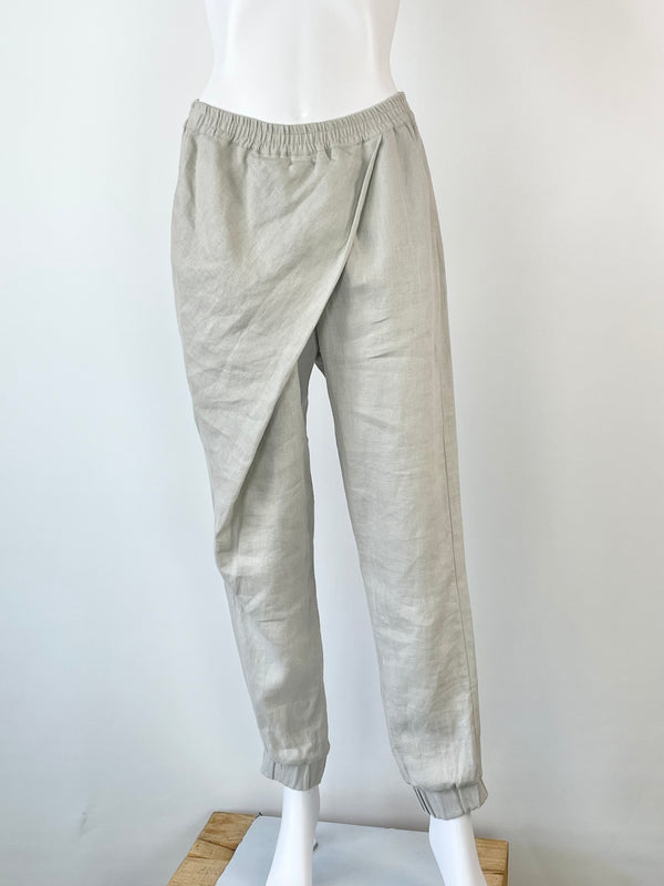 Laura Siegel Light Beige Linen Pant - S