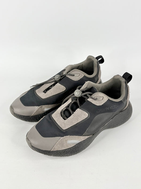 Calvin Klein Jeans Grey Suede & Black Sneakers - EU42