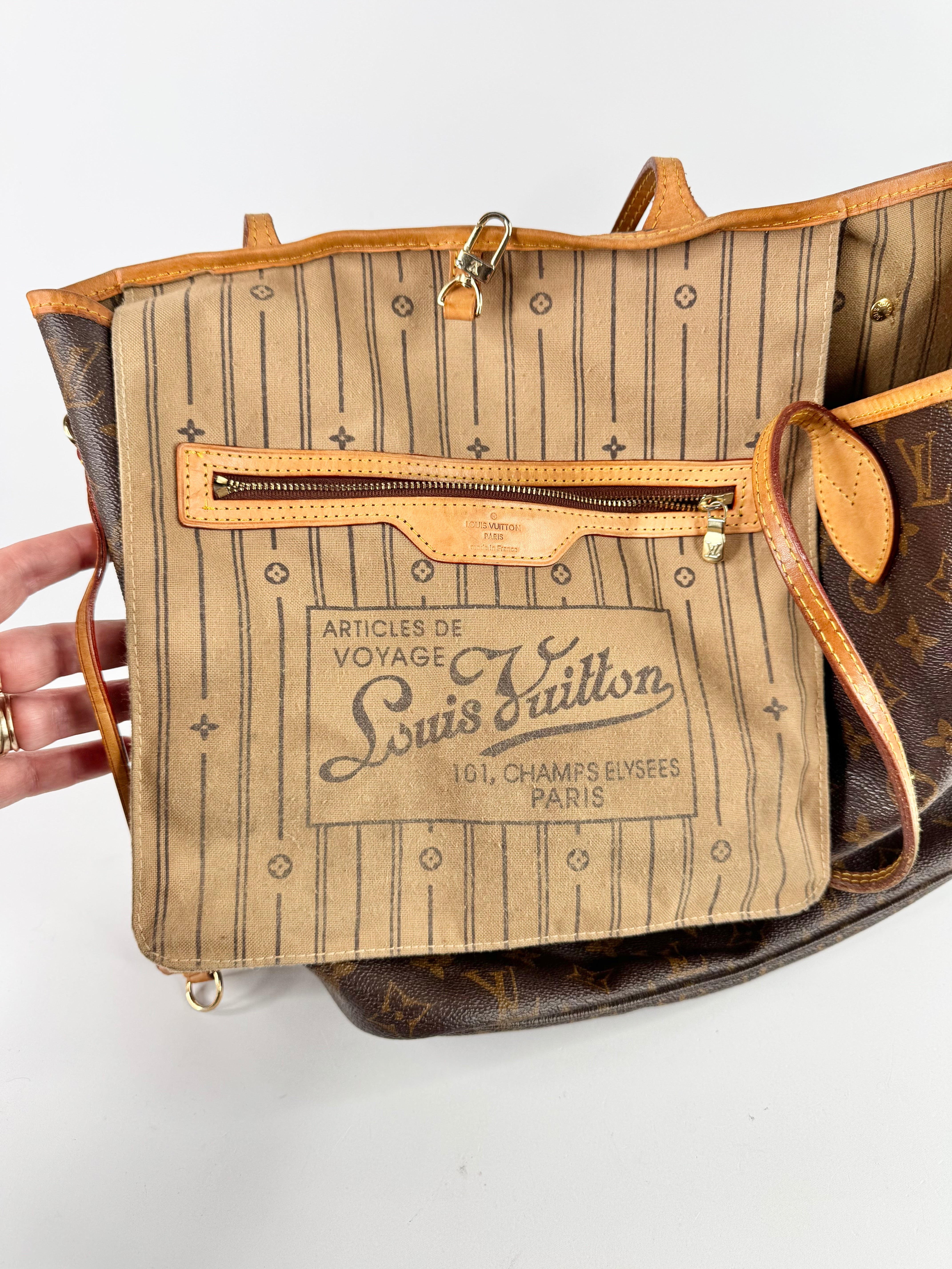 Louis Vuitton 2012 'Neverfull' Monogrammed Tote Bag