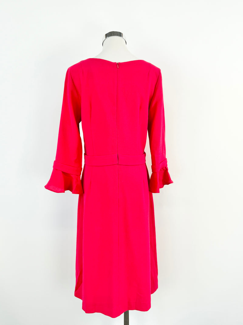 Goat 'Chiara' Raspberry Wool Dress NWT - AU12