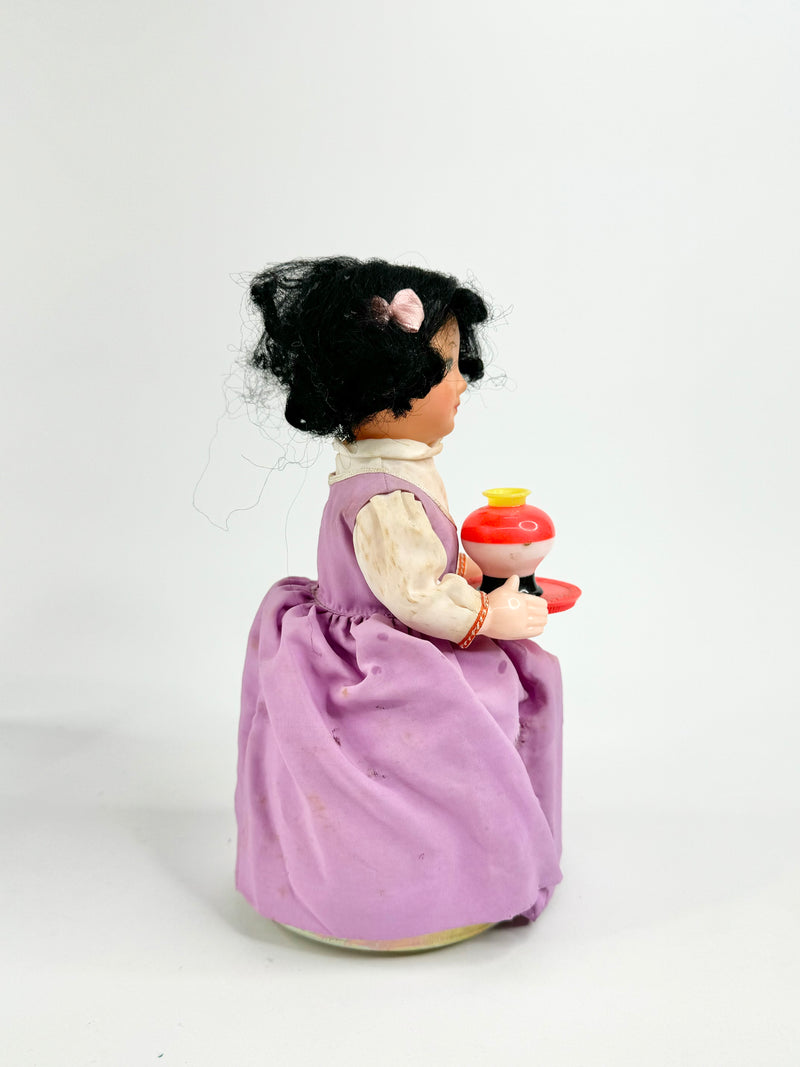 Vintage 1970s Annie Serving Tea Doll