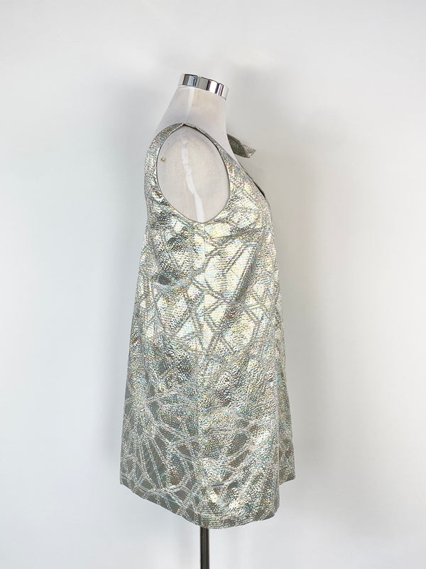 Sézane 'Robe Pualine Jacquard Lurex' Dress NWT - AU14