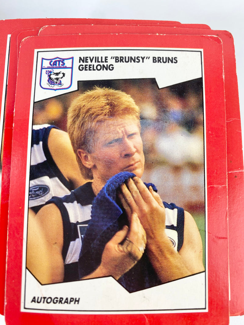 Vintage 1989 Stimoral Scanlens AFL Trading Cards