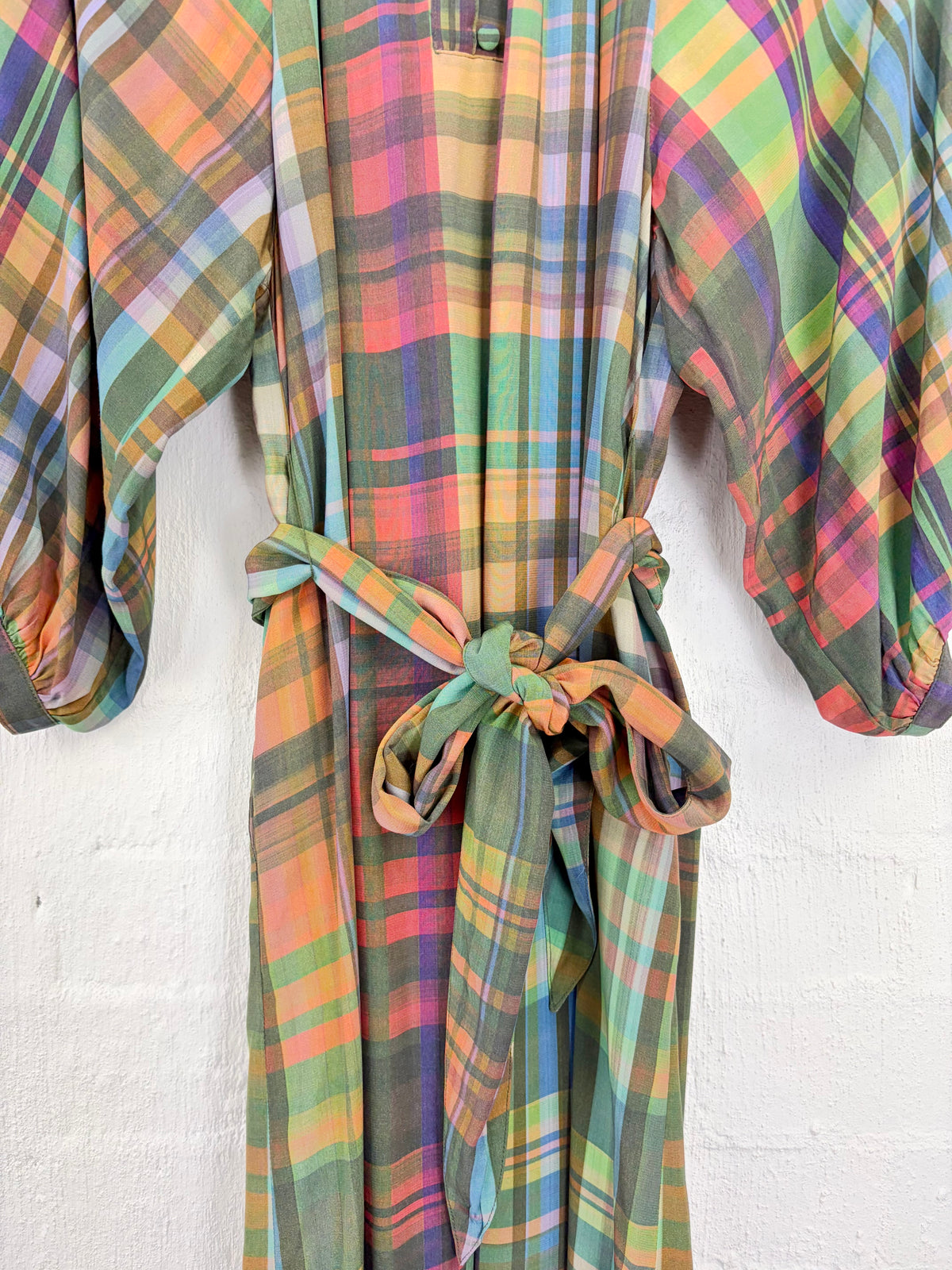 Zoe Kratzmann 'Capture Kaleidoscope Check' Maxi Dress - AU12