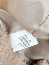 On Parks Taupe Wool & Mohair Blend Coat - AU8